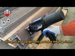 Impresora de inyección de tinta portátil de alta resolución de caracteres grandes DOD