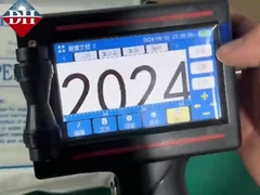 Impresora de inyección de tinta portátil con pantalla táctil de 4.3 pulgadas y cartucho de secado rápido