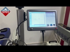 Máquina de marcado con láser de fibra voladora fecha tallada en la parte inferior de la lata